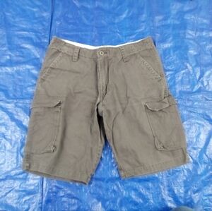 Men's Gray Cargo Shorts